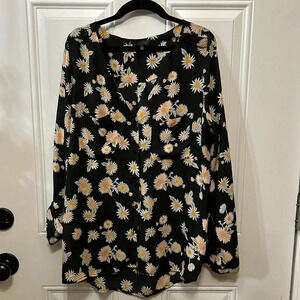 Cotton On Floral shirt blouse Flowers Large